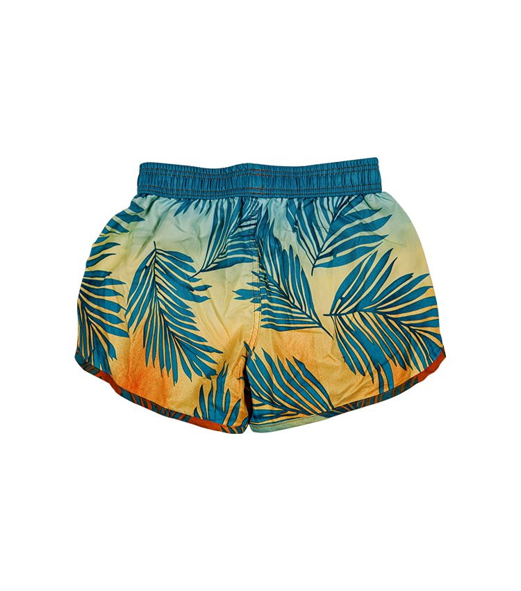 Sunset palm print atmosphere beach trunks